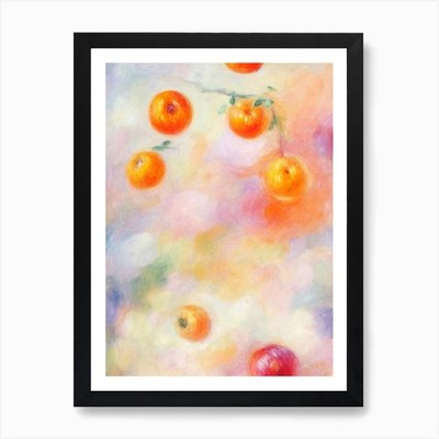 Kumquat 2 Gemälde Obst Kunstdruck gerahmt Wandbild Poster Leinwanddruck Bild