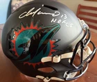 DAN MARINO AUTOGRAPHED DOLPHINS RIVALRIES FULL SIZE REPLICA HELMET  BECKETT CERT