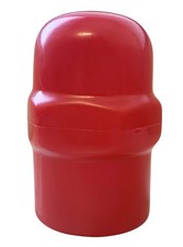 Larin Red Rubber Trailer Hitch Ball Cover, Fit 1-7/8 or 2 Inch 2 inch, red