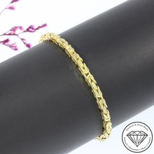 Wert 2150 € Königs Armband 585er/14 Karat Gelb Gold Länge 19 cm xxyy