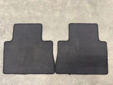 2019-2024 Toyota Rav4 Genuine OEM Carpet Rear Floor Mat set 2pc Black/Grey