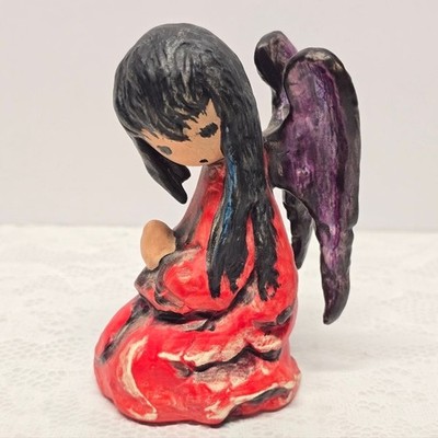 Vintage 1986 Goebel The Children of DeGrazia Figurine Red Christmas Prayer