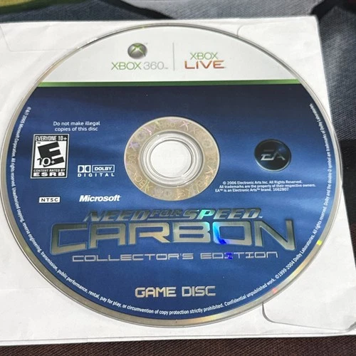 Need for Speed: Carbon Collector's Edition (Xbox 360, 2006) DISC ONLY