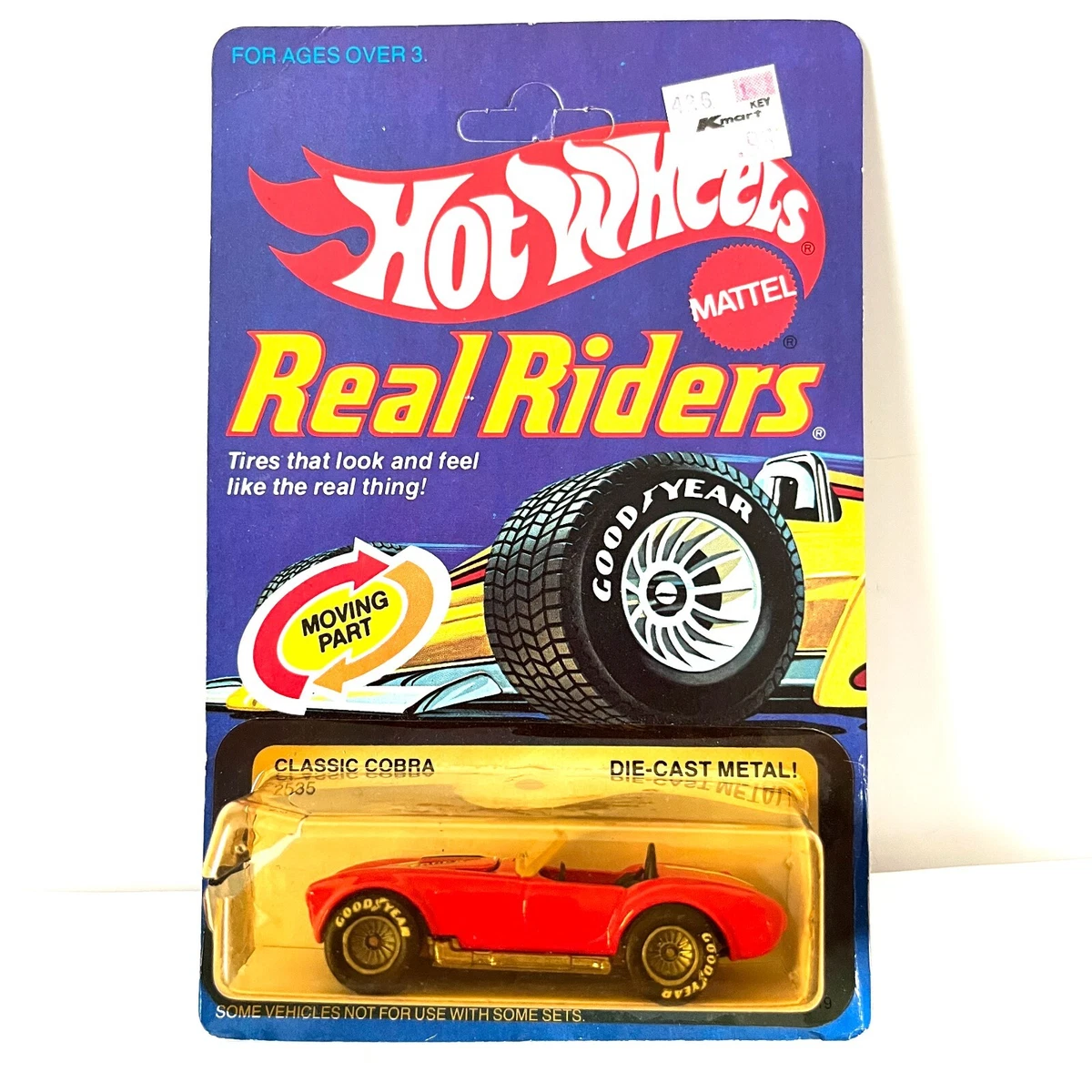 Hot Wheels Vintage Real Riders Classic Cobra No. 2535 Unpunched 