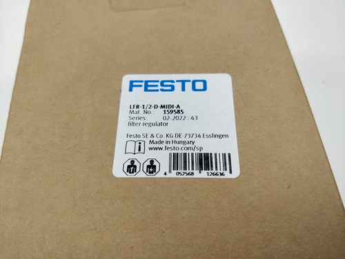 1 Stück Neu Festo LFR-1/2-D-MIDI-A 159585 Filterregler Kostenloser Versand - Bild 1 von 2