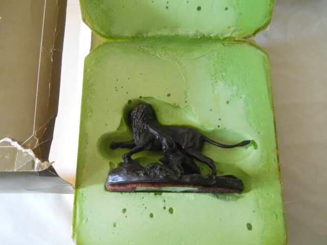 Franklin Mint The Official African Wildlife Bronze Lion | eBay