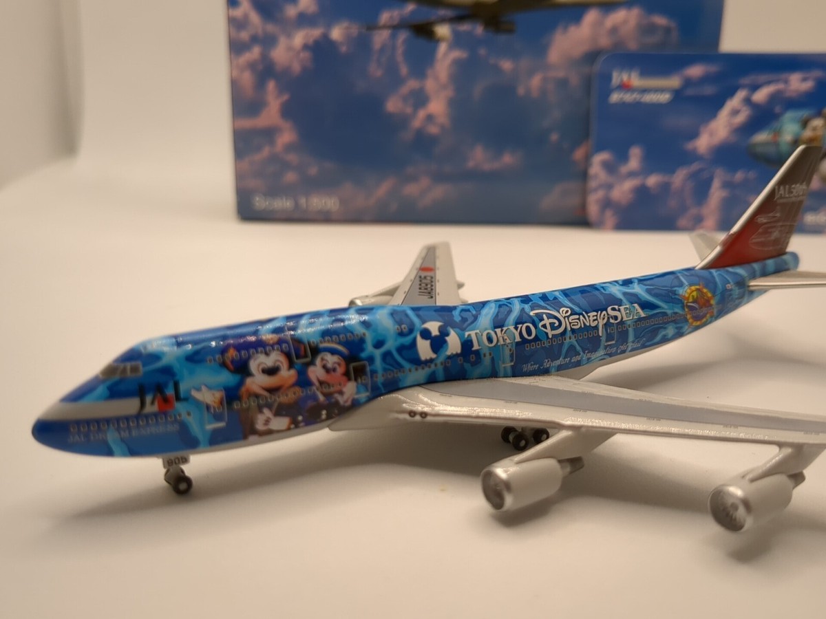 Jal B747-400 50th Anniversary Disney 100 Years Of Magic
