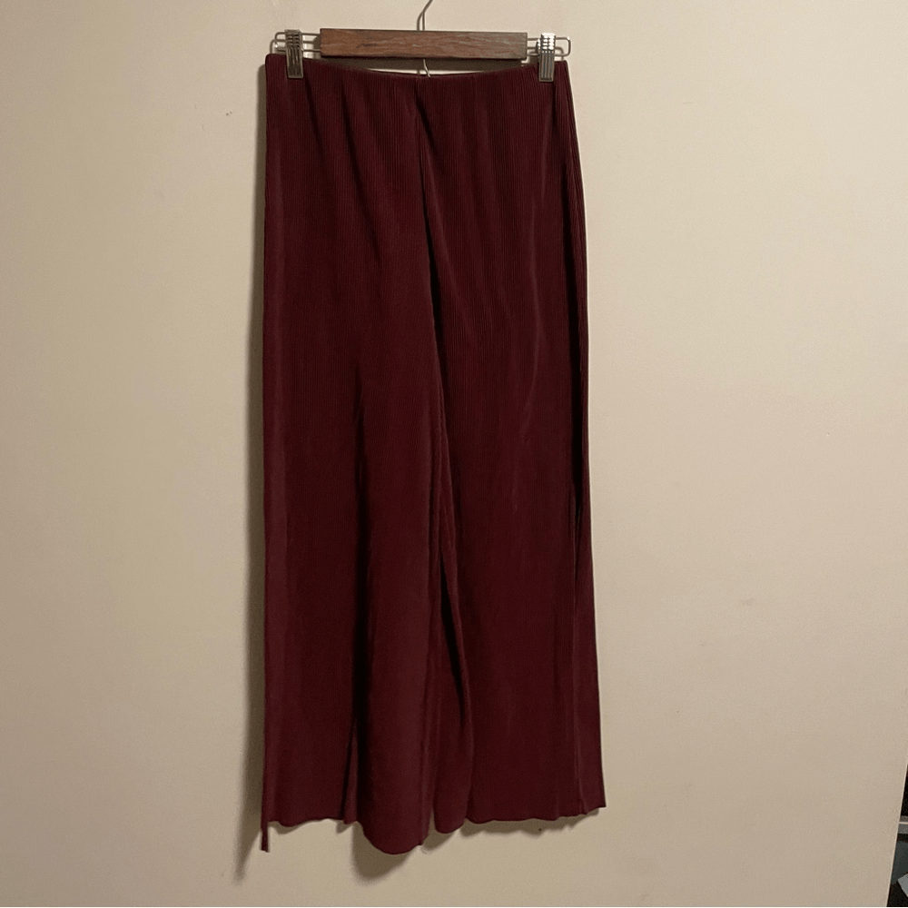 ALTRA & other storie pantaloni da vino marroni a costine larghe gambe taglia XS