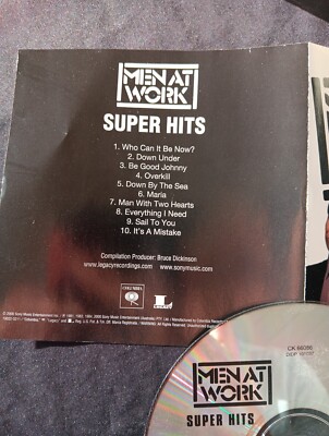 MEN AT WORK Super Hits CD LIKE NEW Brand New Case SCRATCH-FREE