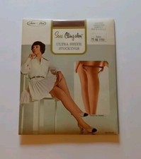 Sears Women's Vintage Ultra Sheer Stockings Size B, Never Been Worn, Not Open