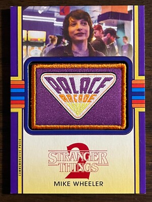 2019 Topps Stranger Things 2 #CP-MWA Mike Wheeler Arcade Patch PURPLE 15/25