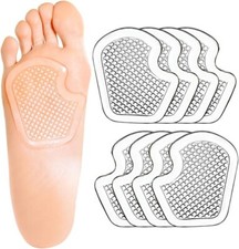 Metatarsal Pads Gel Cushions, Ball of Foot Cushion, Relieve Metatarsal 2-6 Pairs