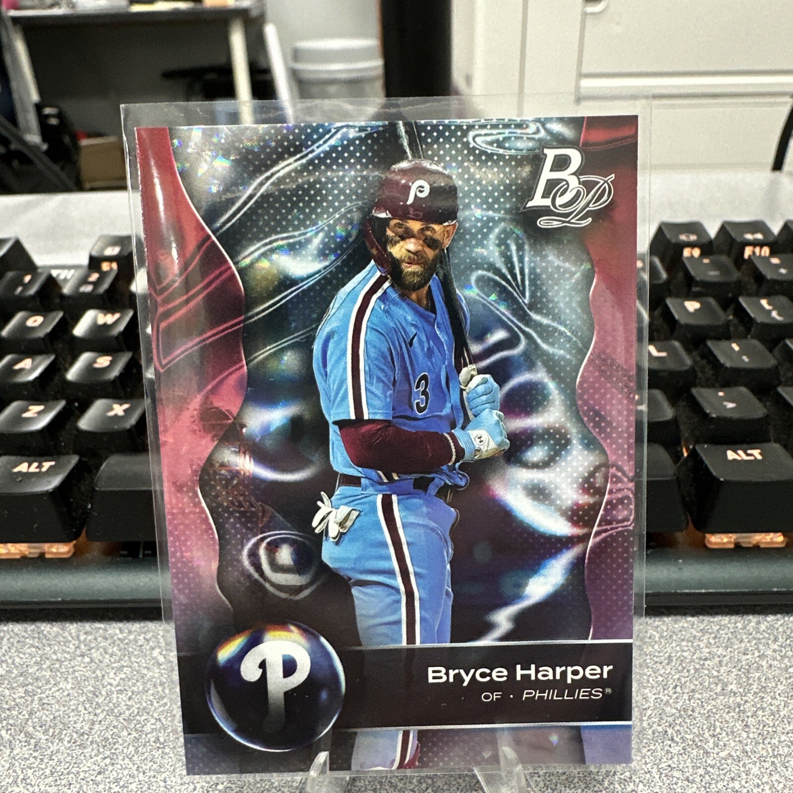 2023 Bowman Platinum #10 Bryce Harper Ice Foil