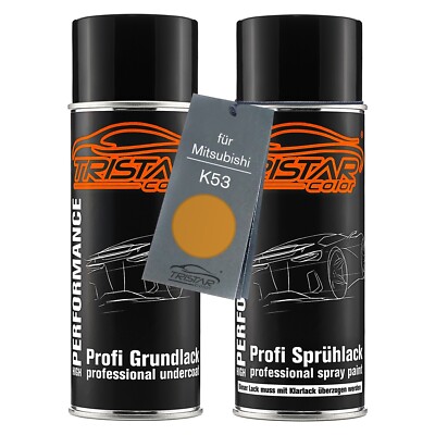 Autolack Spraydosen für Mitsubishi K53 Harvest Gold Perl Metallic Grund Basis