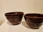 Fiestaware 2 Piece Chocolate Brown Nesting Mixing Bowl Set Retired