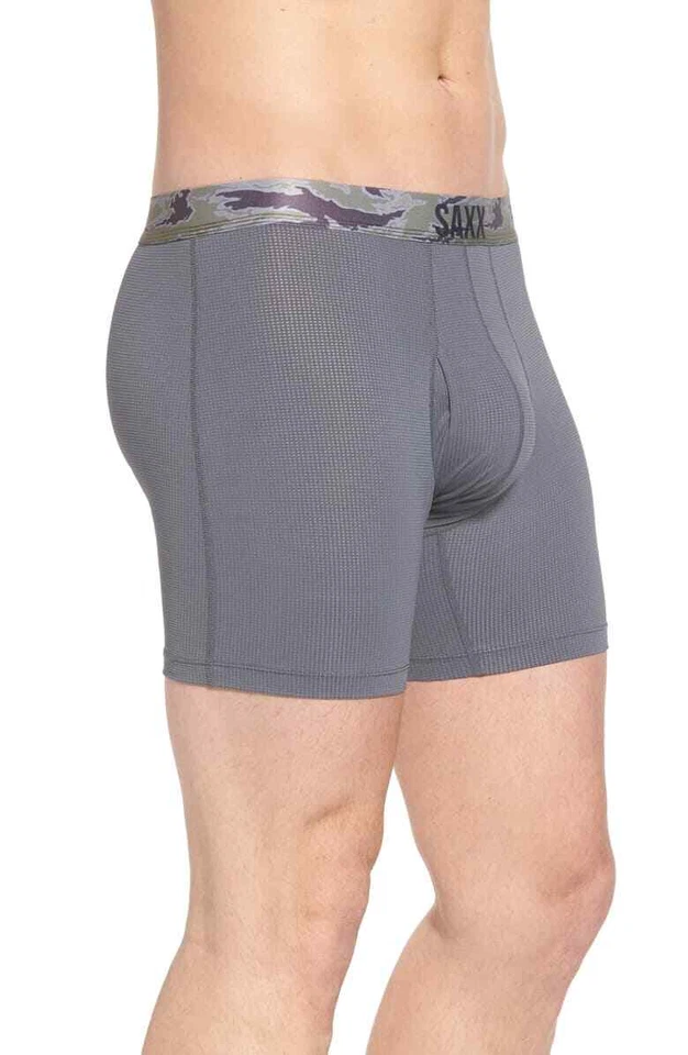 Calzoncillo boxer SAXX Quest 2.0 para hombre en carbón oscuro talla XL L44855 Foto 2 de 3