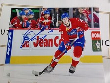 Cale Fleury Laval Rocket 8x10 Photo Signed Autograph Montreal Canadiens Coa 