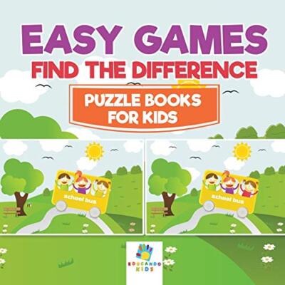 Easy Games Find the Difference Puzzle Books for Kids by Educando Kids ...