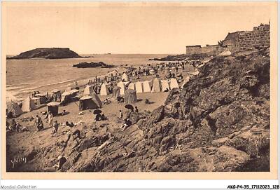AKGP4-0336-35 - SAINT-MALO - der Strand von Bon-Secours und der große Bey