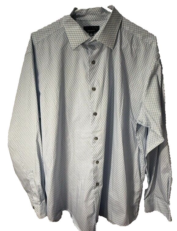 honeycomb dress shirt Bugatchi Julian Honeycomb Sport Shirt JS3090L3S Air Blue / M