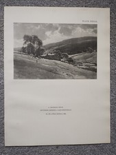 A Reginald Smith, September Morning, Langstrothdale - Antique Print - 1924