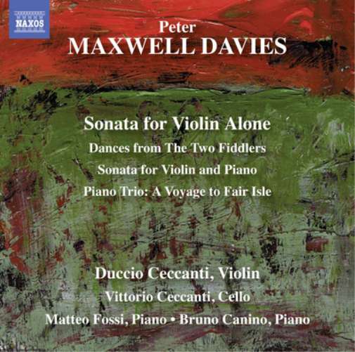 Peter Maxwell Davies Peter Maxwell Davies: Sonata for Violin Alone/... (CD)