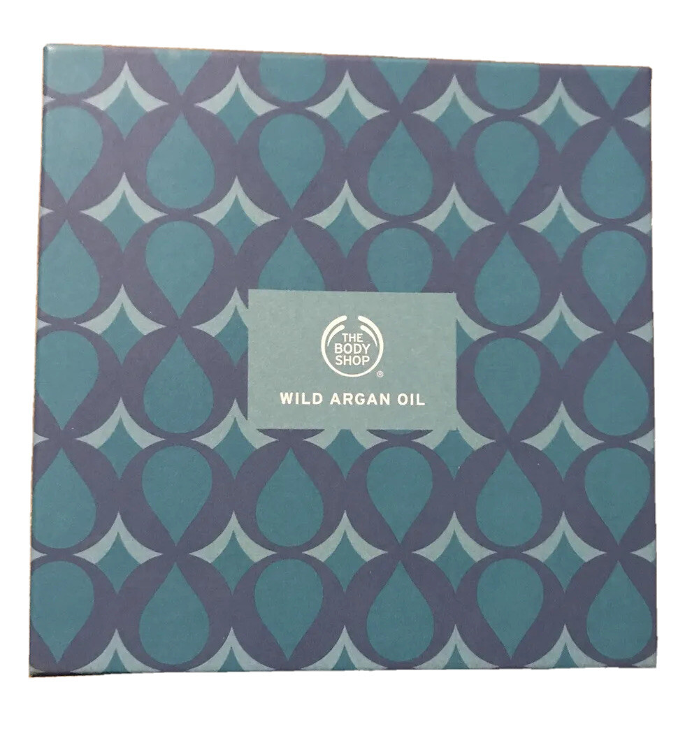 The Body Shop Wild Argan Oil Shower Gel, Bar Soap & Loofah Set eBay
