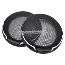 2pc 4" inch Speaker Cover Protection Decorative Circle Metal Mesh Grille 138.5mm