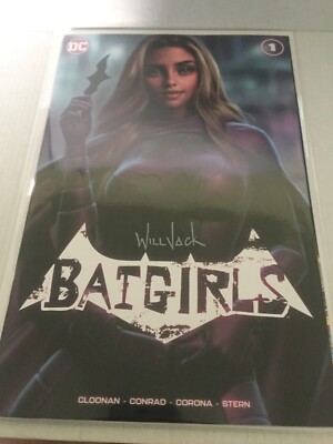 2022 DC Comics BatGirls Variant #1 Signed by Cover Artist Will Jack with COA