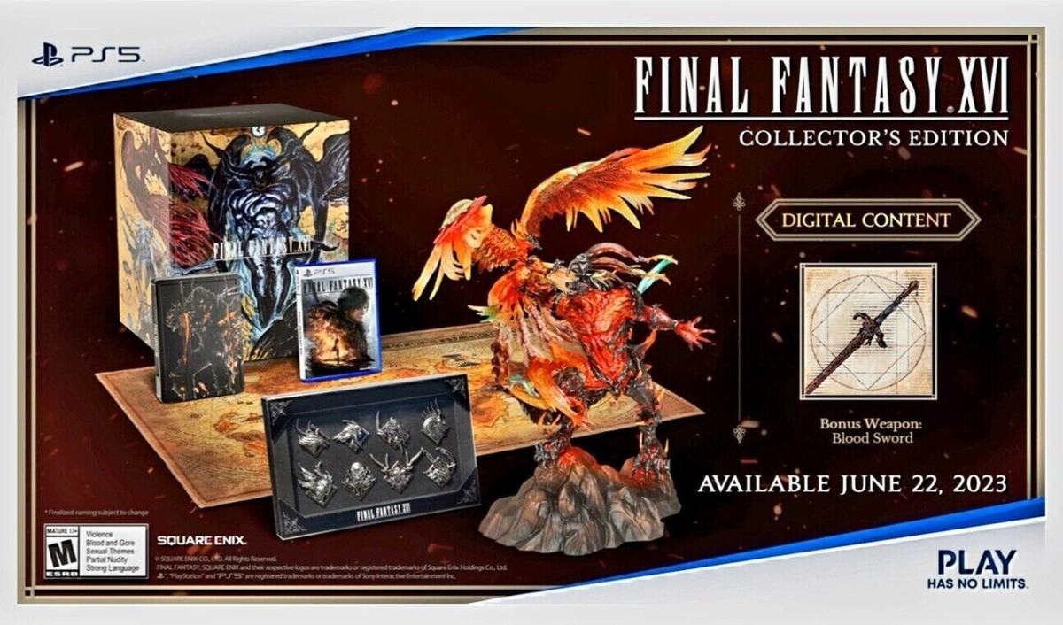 Final Fantasy XVI (16) Collector's Edition PS5 w/ pre-order