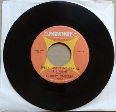50'S & 60'S 45 Chubby Checker - Loddy Lo / Everything'S Gonna' Be All Right On P