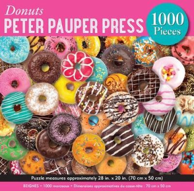 Donuts 1,000 Piece Jigsaw Puzzle by Peter Pauper Press Inc