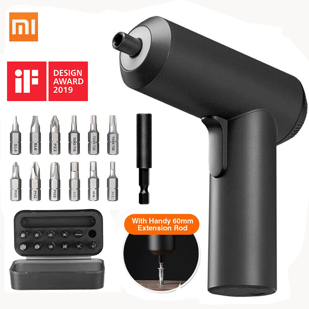 Xiaomi Mijia Cordless Electric Screwdriver Rechargeable Power Screw Driver Set