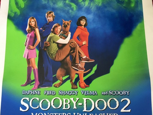 SCOOBY DOO 2 Original 2004 LINEN LINED 27x40 Movie Poster Sarah Michelle Gellar - Picture 4 of 7