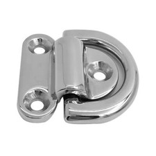 Boat 316 Stainless Steel Folding  Up Cleat & Lashing  Pad Eye Cleat