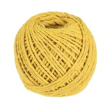 Twine Packing String Wrapping Cotton Twine 75M Yellow Rope