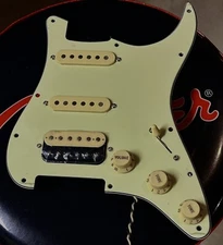 SH GuitarWorks Custom Stratocaster HSS Loaded Pickguard Alnico 5 USA Electronics