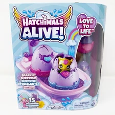 Hatchimals Alive Make a Splash Playset 15 Accessories Sparkly Surprise NEW