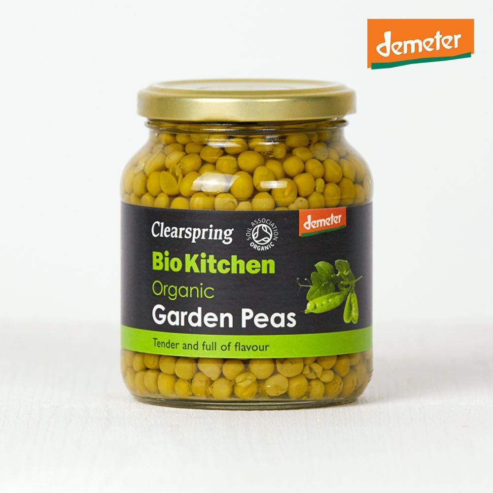 Clearspring Bio Kitchen Organic / Demeter Garden Peas 350g
