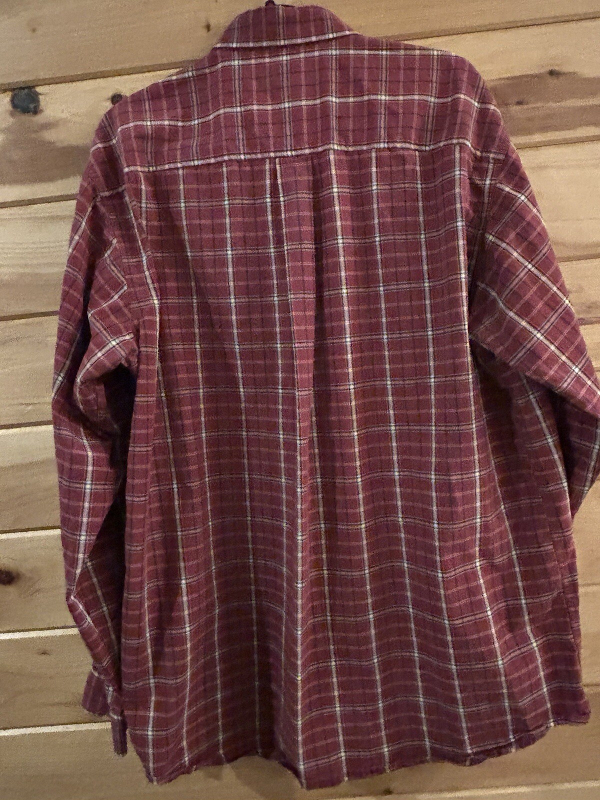 Cinch Men Button Down Shirt Size Large Red Rust P… - image 4