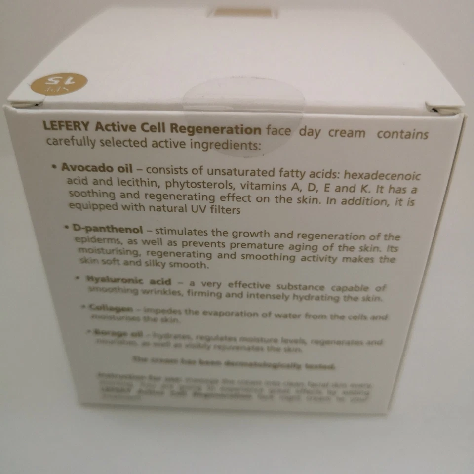 LEFERY ACTIVE CELL REGENERATION Anti wrinkles DAY CREAM 50ml - Image 2 of 2