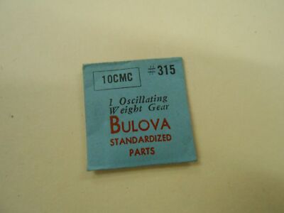 ÉQUIPEMENT DE POIDS OSCILLANT VINTAGE BULOVA - MODÈLE 10BZAC - PIÈCE N°315 - NEUF AVEC ÉTIQUETTE