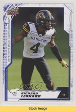 2020 Upper Deck CFL Blue Richard Leonard #90 READ r6v