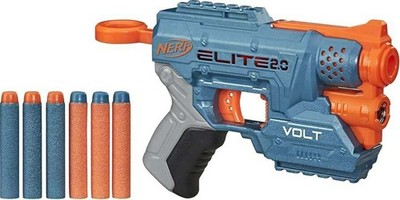 Nerf Elite 2.0 Volt SD 1 Dart Blaster with 6 Darts Kids Toys for Outdoor Summer
