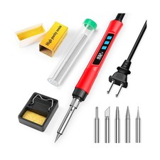 Soldering Iron Kit, 190W Soldering Gun, 110V LED Solder Kit for... USA FAST SHIP
