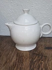 Fiestaware 44 Ounce Tea Pot with Lid Fiesta White