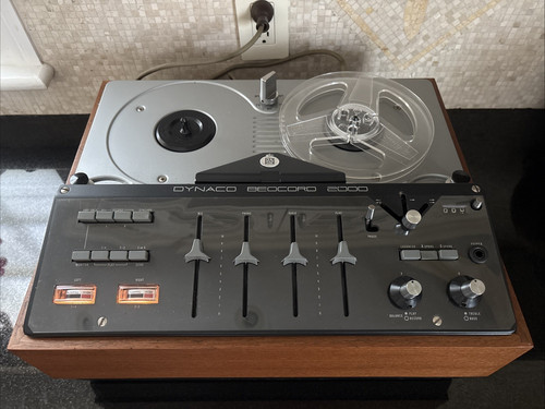 Bang & Olufson Dynaco Beocord 2000 Reel to Reel Tape Player Wood Plinth Manual