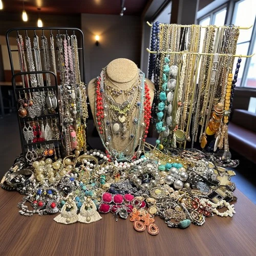 ONE Plus LB Lot Used Costume Jewelry Vintage To Now Wearable 15-20 Pieces