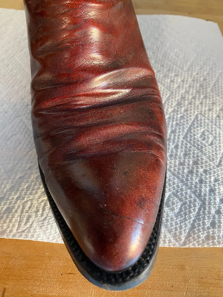 Lucchese Cowboy Boots Size 11A - These Are Narrow Boots - Image 3 of 4