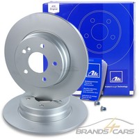 ATE 2X Bremsscheibe Voll Ø290 Hinten FÜR MERCEDES-C-KLASSE W202 W203 S203 CL203